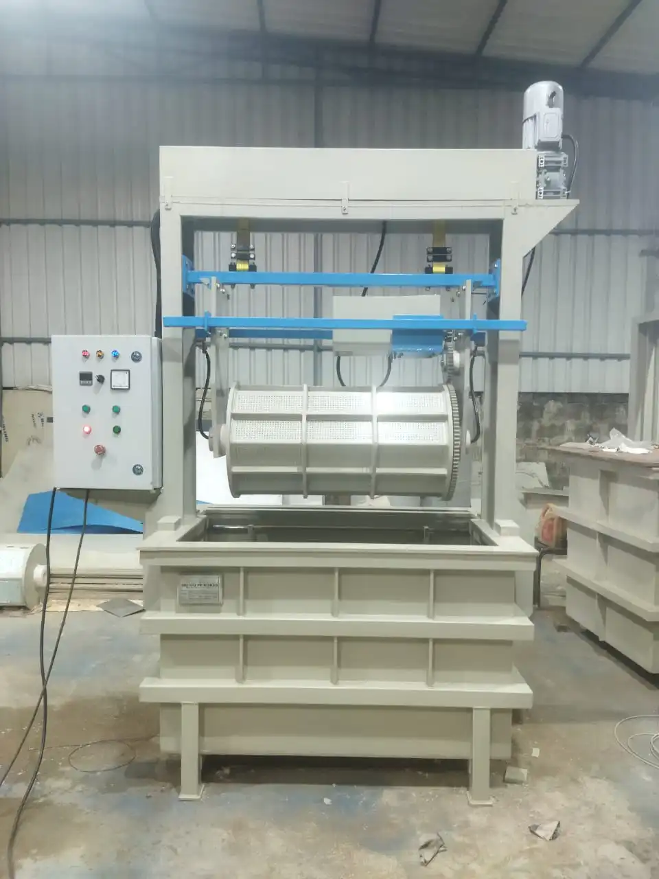 Fully and Semi-automatic plating Barrel
